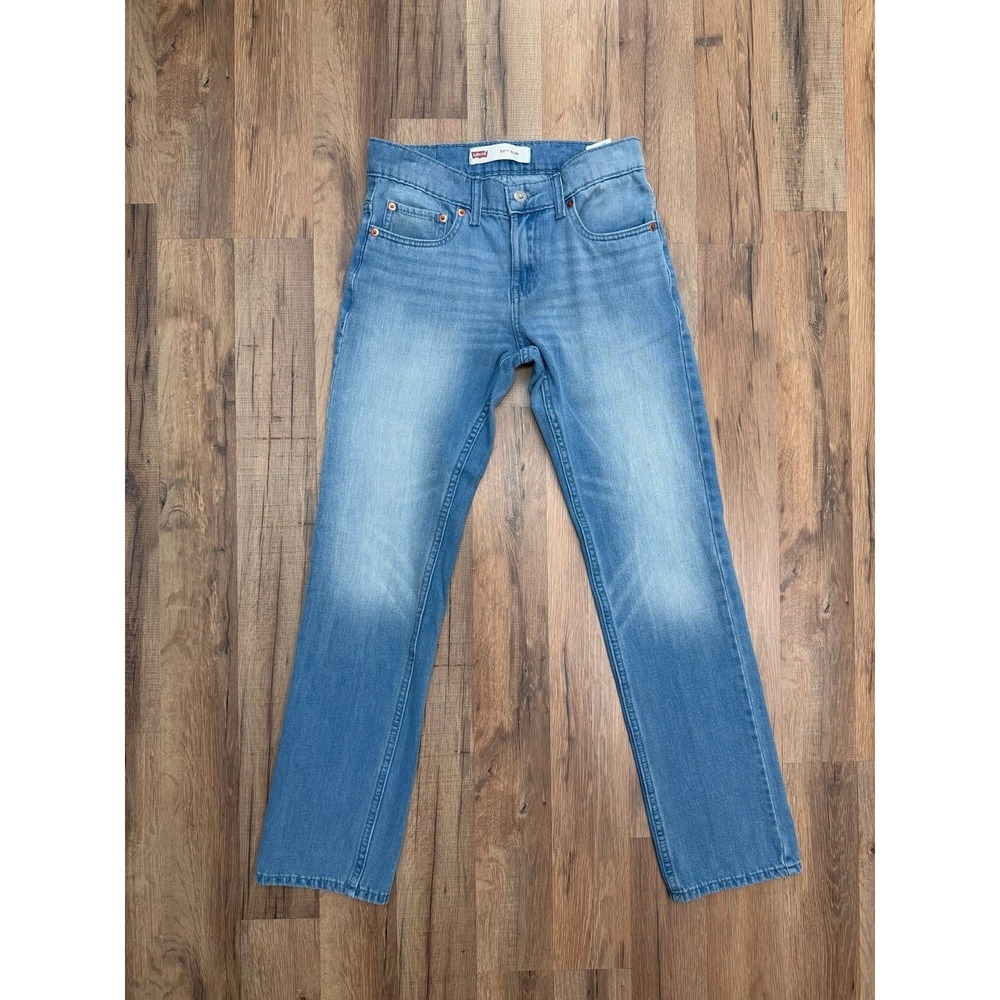 Levi's 511 Slim Fit Light Wash Stretch Jeans Women's 14 Reg W27 L27‎